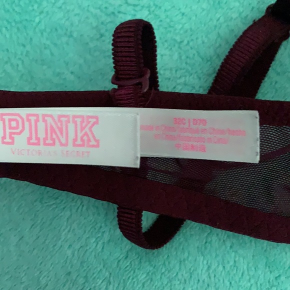 Victoria’s Secret PINK lace push-up bra 32C - Picture 3 of 6
